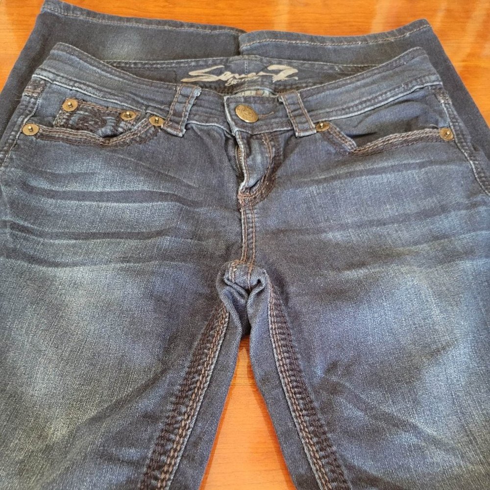 Seven7 jeans Bootcut dark wash size 8